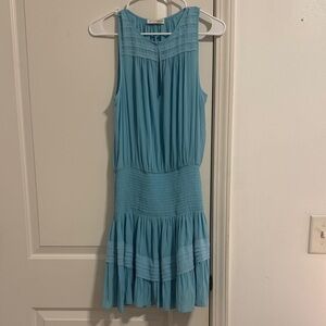 Ramy Brook Light Blue Gathered Top